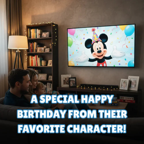 Personalized Mickey Birthday Video