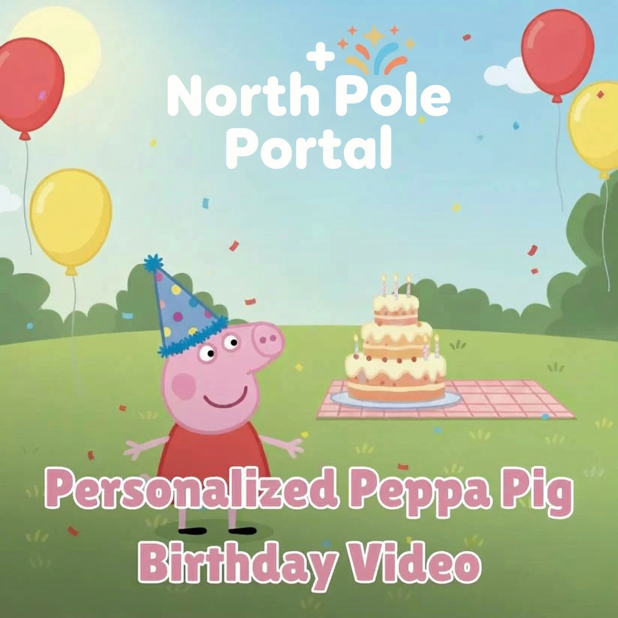Personalized Pig Birthday Video