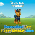 Personalized Paw Birthday Video