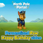 Personalized Paw Birthday Video