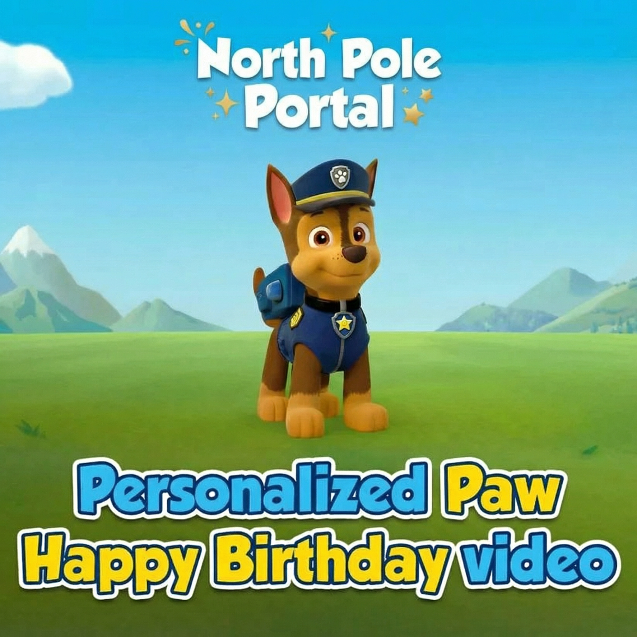 Personalized Paw Birthday Video